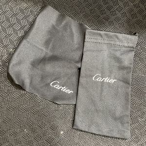 Cartier glasses sleeve with cleaner